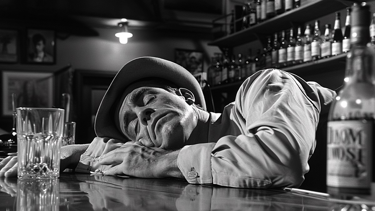un actor en una pelicula de 1940 sobre el alcoholismo